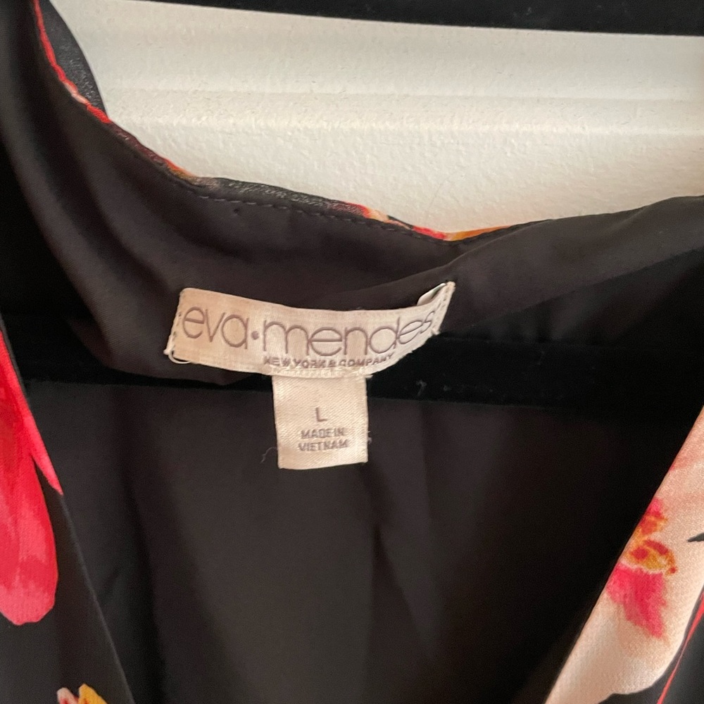 Eva•Mendes X New York & Company Floral Wrap Dress - Picture 3 of 3